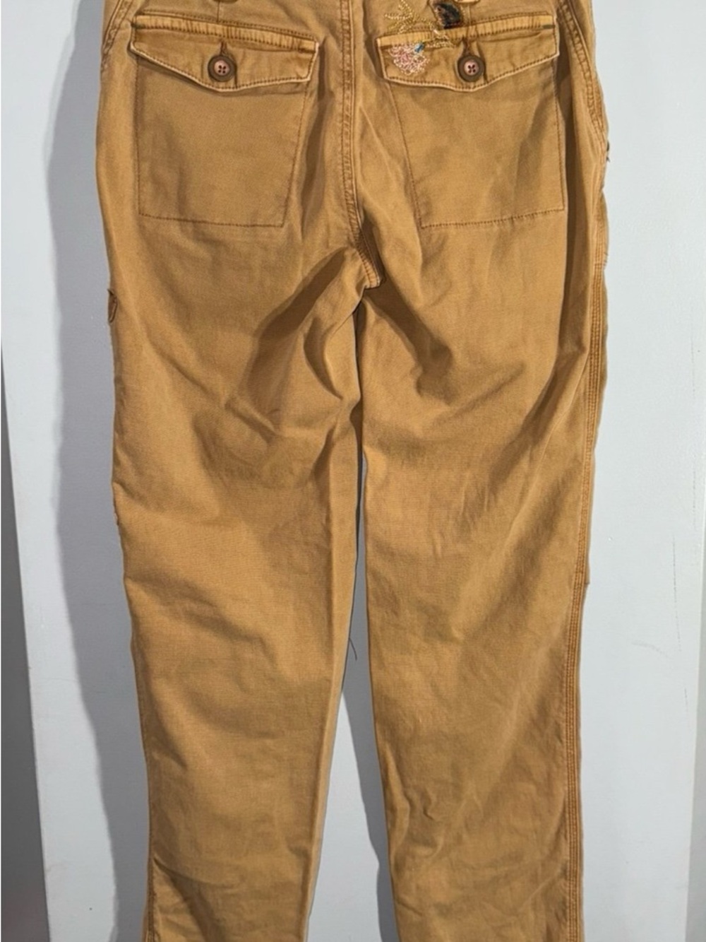Anthropologie The Wanderer Rust-Tan High-Waist Utility Pants - Picture 6 of 9